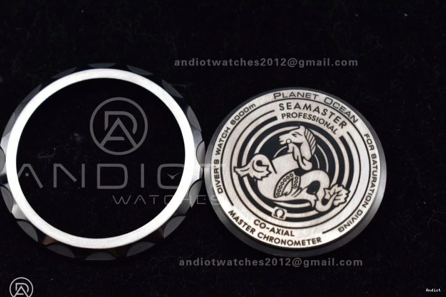 Black TF 6000M SS Dial SS Deep A2824 Blue Bezel Best 1:1 Ceramic Seamaster Bracelet Edition Ultra on 1223